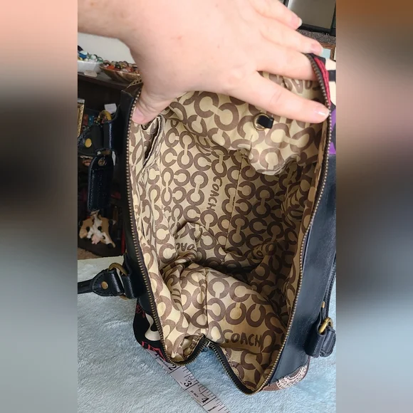 Coach Patchwork Shoulder Bag - Picture 14 of 16